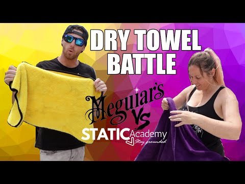 Drying Towel Battle - Meguiars vs Static Academy