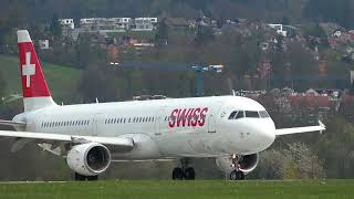 Zurich Airport Plane Spotting - Runway 16 Takeoffs