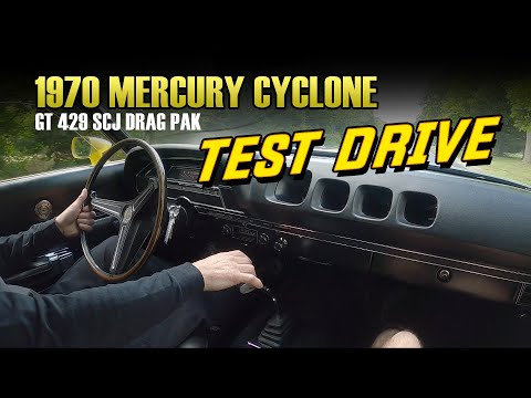 1970 Mercury Cyclone GT 429 Super Cobra Jet Drag Pak Test Drive