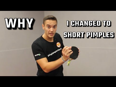 Why I changed to SHORT PIMPLES and why/when should you consider changing | table tennis tutorial