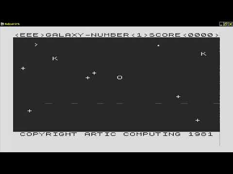 Galaxy Warrior In 1981 By Artic Computinga SINCLAIR ZX80 ZX 80 ZX81 ZX 81 Science of Cambridge Ltd