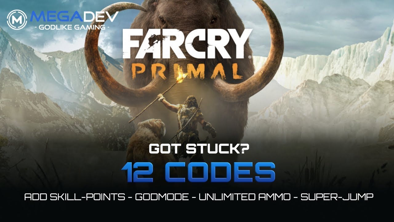 FAR CRY PRIMAL Cheats: Add Skill-Points, Godmode, Unlimited Ammo, ... | Trainer by MegaDev