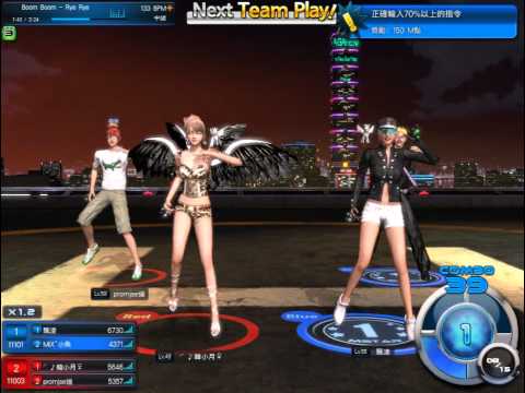 【Mstar】Boom Boom - Rye Rye 133BPM 中級 組隊模式