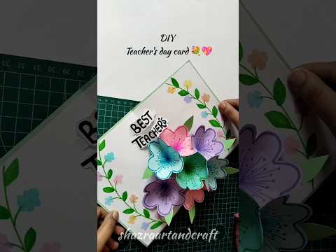 DIY Teacher's day card idea 💖💐💫