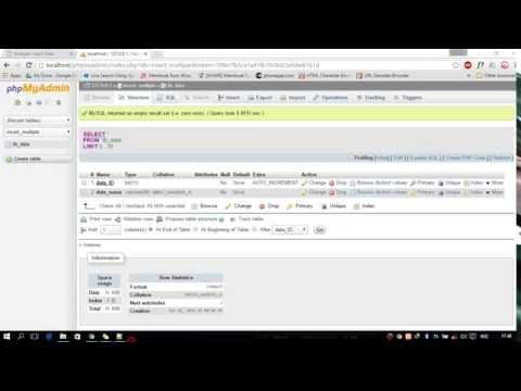 Codeigniter Multiple Insert Part 1