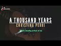 A Thousand Years Karaoke || Christina Perri #athousandyears #karaokeacoustic
