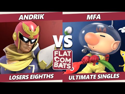Flat Combats 1 Top 8 Losers - RG | Andrik (Captain Falcon) Vs. MFA (Olimar) SSBU Smash Ultimate