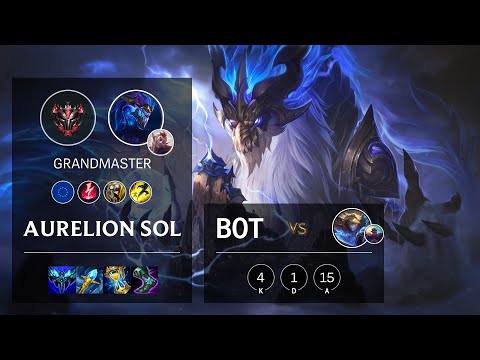 Aurelion Sol Bot vs Ezreal - EUW Grandmaster Patch 11.17