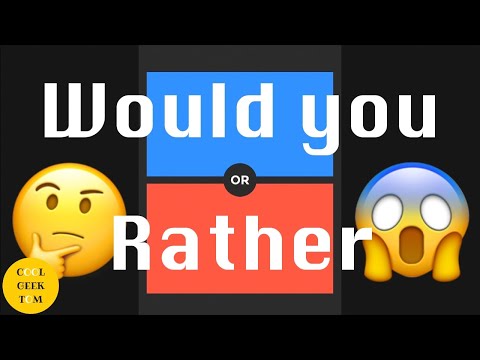 Either - Would You Rather?! iOS game | Let's Play - YouTube