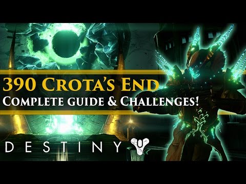Destiny - 390 Crota's End! Complete Raid Guide! Challenge Mode, Secrets and Best Strategies!