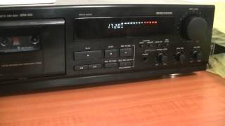 Video thumbnail for Denon DRM-550 Cassette Deck Demo by MMWA