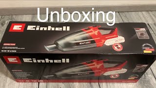 Einhell Akku Handstaubsauger TE-VC Li-Solo Power X-Change Unboxing und erster Eindruck