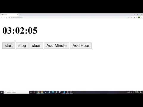 Timer Output JavaScript