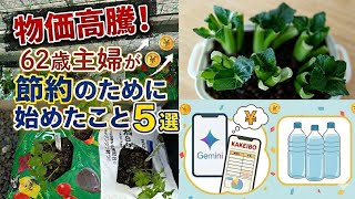 【物価高騰】62歳主婦が始めた節約術5選！Geminiで家計管理が劇的に変わる？