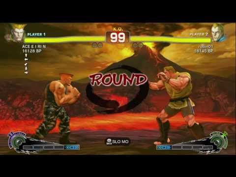 ACE・EIRIN [Guile] vs robin01 [Abel] SSF4 Japanese Online Ranked Matches - TRUE-HD