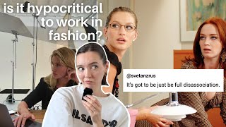 should you work in fashion if you care about sustainability???