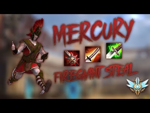 MERCURY | Grandmasters Jungle | FIRE GIANT STEAL = EZ WIN | Smite Season 6