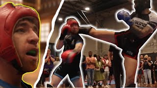 I entered a kickboxing competition...