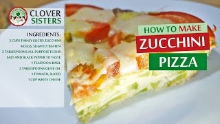 Zucchini pizza