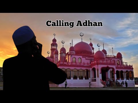 Beautiful adhan in Dimaukom Pink Mosque Maguindanao Philippines #viral #muslim