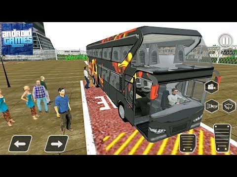 Coach Bus Simulator 2018 - Double Decker Mobile Bus Driving - Android Gameplay FHD