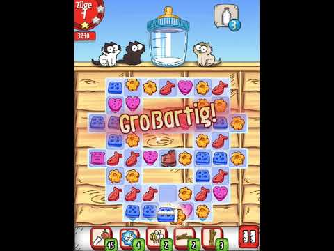 Simons Cat Crunch Time Level 253 - No Boosters (by match3news.com)