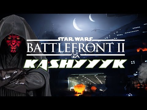 Star Wars Battlefront 2: Galactic Assault: Kashyyyk at Night - Close Game.