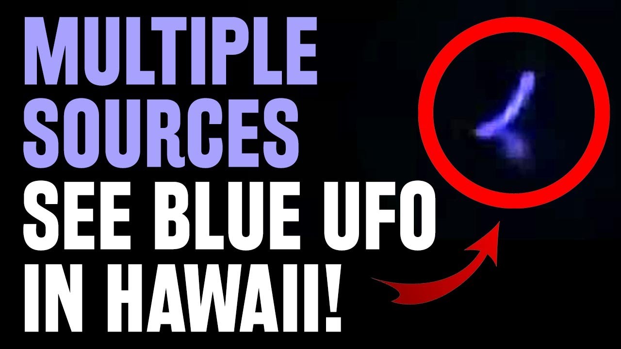Large Blue UFO Light, Oahu Hawaii Video – Multiple Sources See & FAA Can't Identify – Alien Sighting