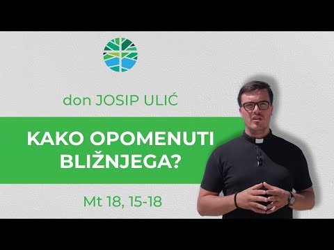 Kako opomenuti bližnjega?