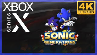 [4K] Sonic Generations / Xbox Series X Gameplay