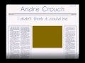 Andrae Crouch I didn't think it could be