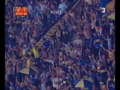 Gol de Viatri contra el Barça (0-1)