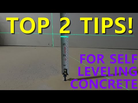 How To DIY Level Your Concrete Floor - Self Leveling Concrete TIPS!