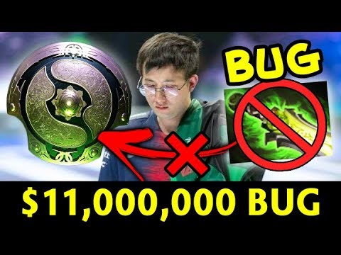 $11,000,000 BUG — GAME BREAKING BUG in TI8 grand finals