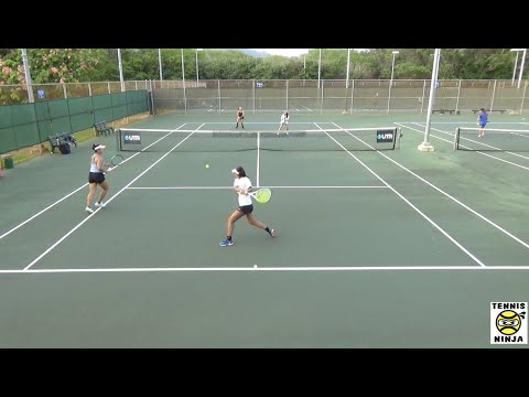 Wu/O'neill vs. Loui/Pampulov R4 HIGHLIGHTS - UTR Flex League Hawaii (Oct) 2020