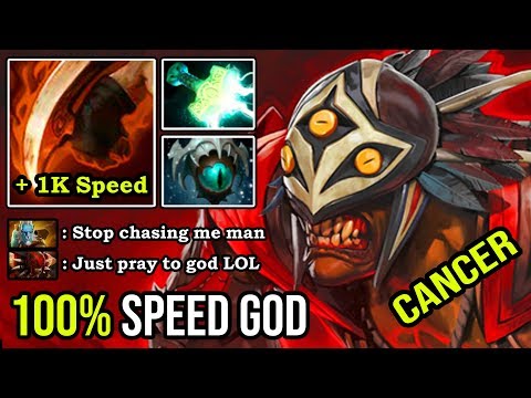 IF YOU GOT CHASE BY THIS GUY JUST PRAY - Ultra Sonic Speed Bloodseeker 100% Counter PL 7.23E DotA 2