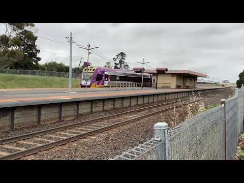 V/Line 3VL21, 3VL12 Passing Through Corio Station