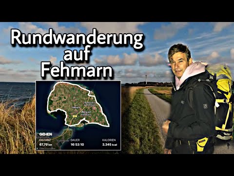 Eine 70km Rundwanderung auf Fehmarn (in 17 Stunden)