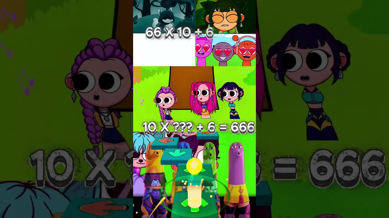 Poppy Playtime Opera Kitten Sprunki Remix 5🔥 |FNF K-pop Demon Hunters🚀 #shorts #fnf #kpop #sleepwell