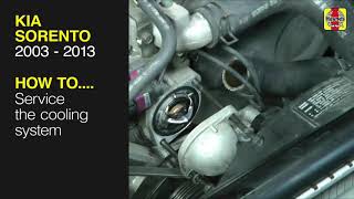 Kia Sorento (2003 - 2013) - Service the cooling system