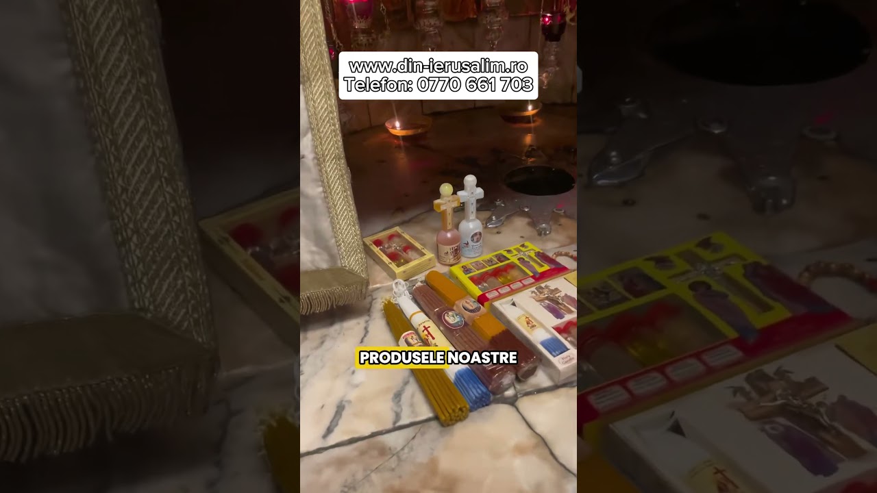 Produsele sunt atinse și de Locul Nașterii Domnului