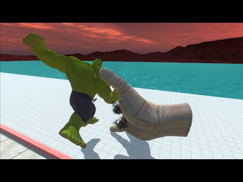 Fight Monster Battle | SUPER HERO Attack - Animal Revolt Battle Simulator