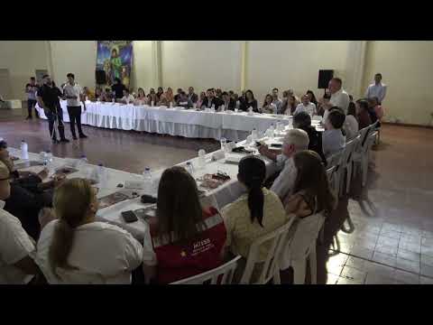 Mesa de Protección Social en el distrito de Villa Oliva, Ñeembucu
