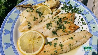 Ricette: cuocere il branzino in padella alla mugnaia con limone e prezzemolo