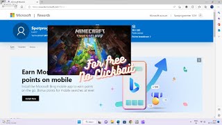 How to get minecraft for free with microsoft rewards no clickbait  --Tutorials by Chagan