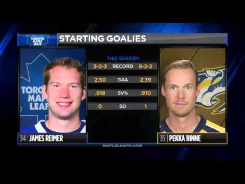 Maple Leafs Game Preview: Toronto at Nashville - November 12, 2015