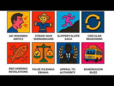 Every Logical Fallacy explained in 11 minutes