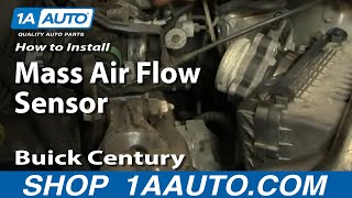 How to Replace Mass Air Flow Sensor with Housing 97-05 Buick Century