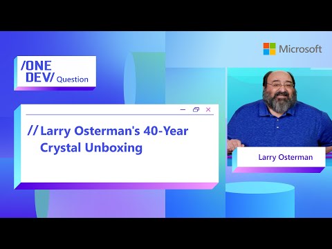 Larry Osterman's 40-Year Crystal Unboxing