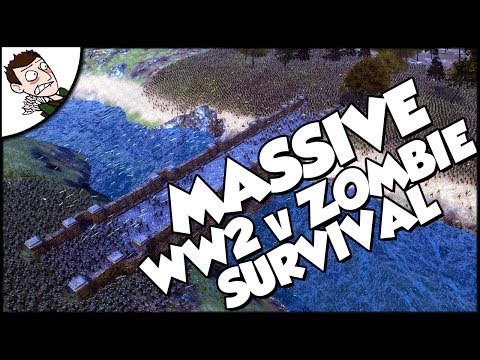Massive 40000 WW2 v Zombie Survival Battle - Ultimate Epic Battle Simulator 1.0 Gameplay